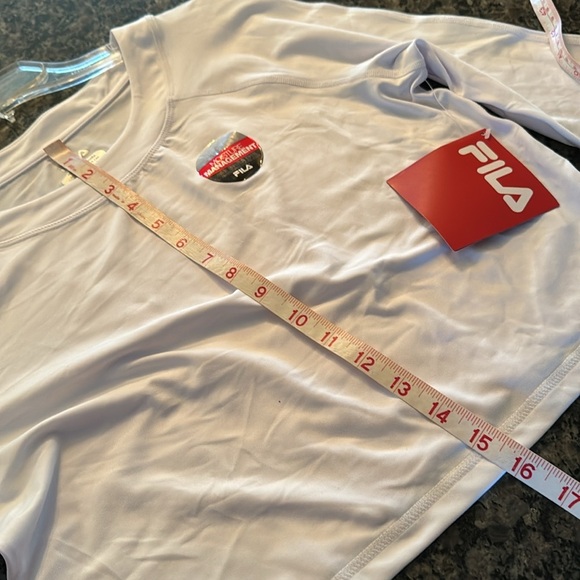 Fila cali cropped crew moisture management top NWT XL - Picture 7 of 9